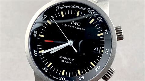 iwc gst automatic alarm titanium|IWC GST Alarm IW3537.